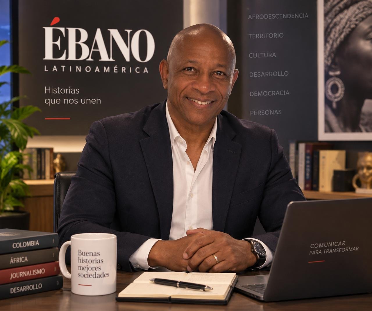 Esaúd Urrutia Noel, director de Revista Ébano Latinoamérica